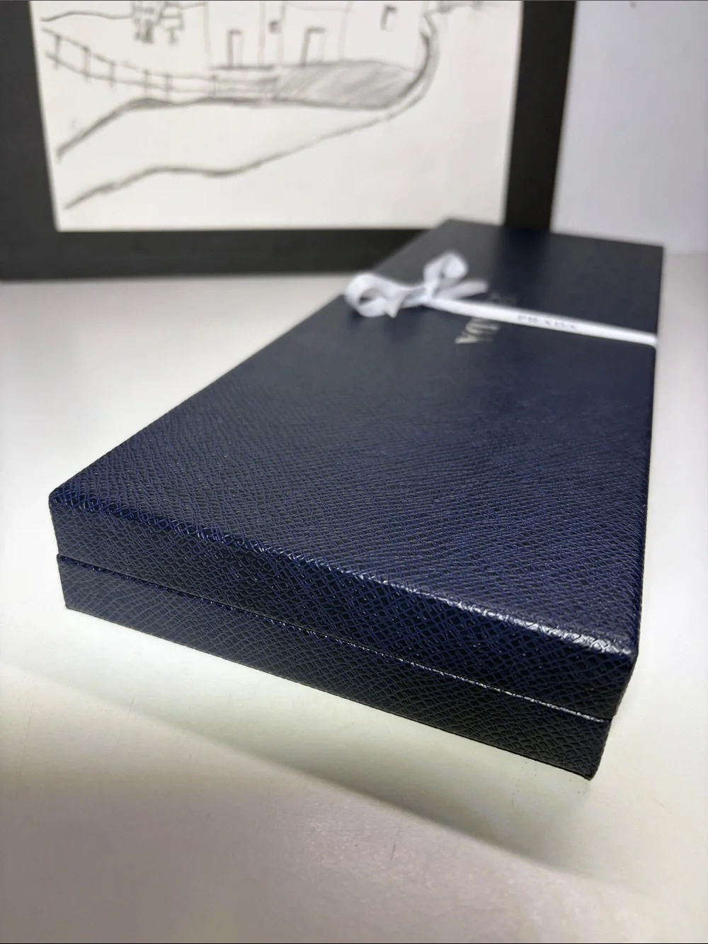 Prada Accessory Empty Box With Ribbon - Picture 3 of 7